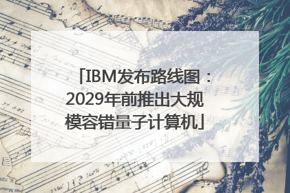 IBM发布路线图：2029年前推出大规模容错量子计算机